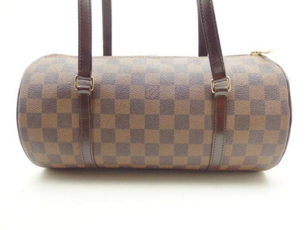 LOUIS VUITTON Papillon handbag Damier Ebene Brown